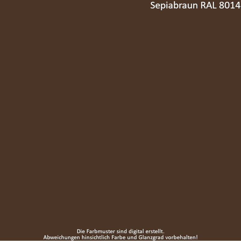 Farbe Behang - Sepiabraun RAL 8014