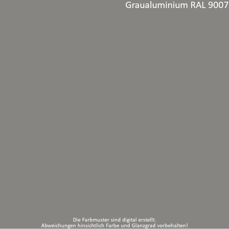 Farbe Behang - Graualuminium RAL 9007