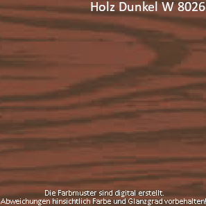 Farbe Behang - Holz Dunkel W 8026