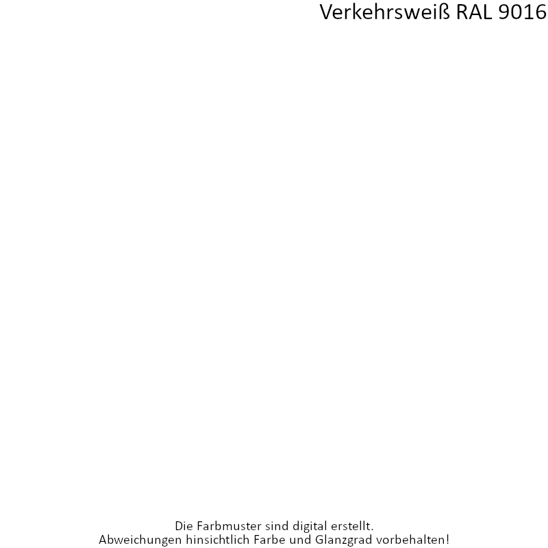 Farbe Behang - Verkehrsweiß RAL 9016