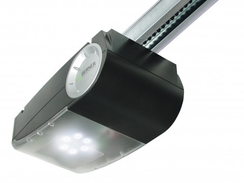 Berner Torantrieb GA403-G inkl. Funk, 1 Sender 2-Kanal und Schiene