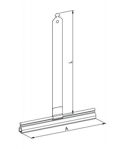 Eckermann Mini-Aufh&auml;ngefeder mit Nase 146mm kunststoffbeschichtet (22015)
