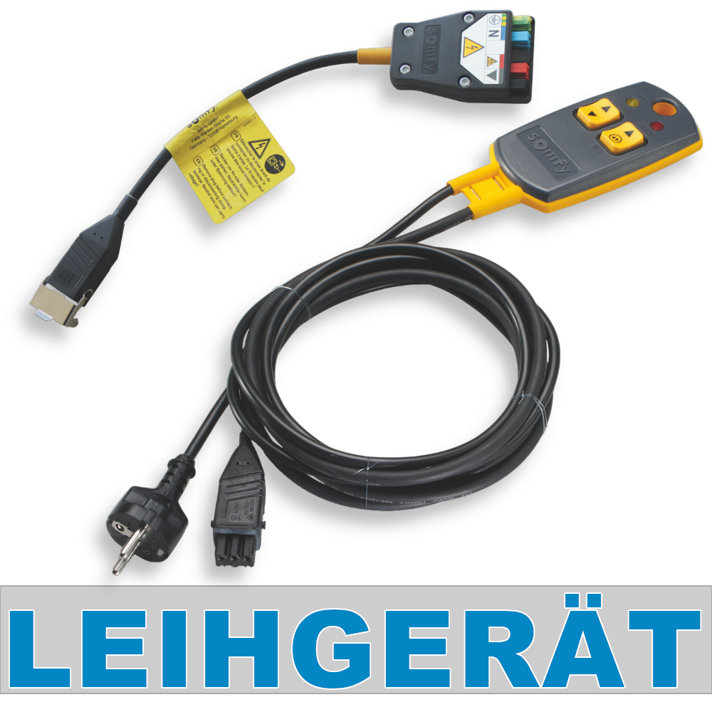Leihger&auml;t: Universal Montage- und Einstellkabel f&uuml;r Somfy-Antriebe (9015971)