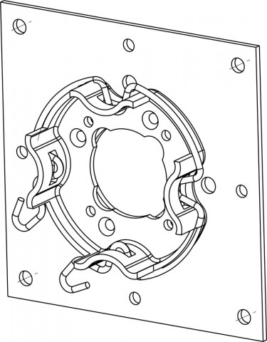 Rademacher Click-Antriebslager 4015K-01 f&uuml;r VEKA und EXTE Aufsatzrollladenk&auml;sten (94401501)