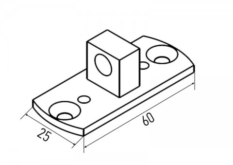 Somfy Adapterset f&uuml;r Elero-Lager 10x16 mm (9019323)