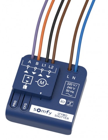 Somfy Izymo Shutter Receiver io, Unterputz-Empf&auml;nger Rollladen (1822660)