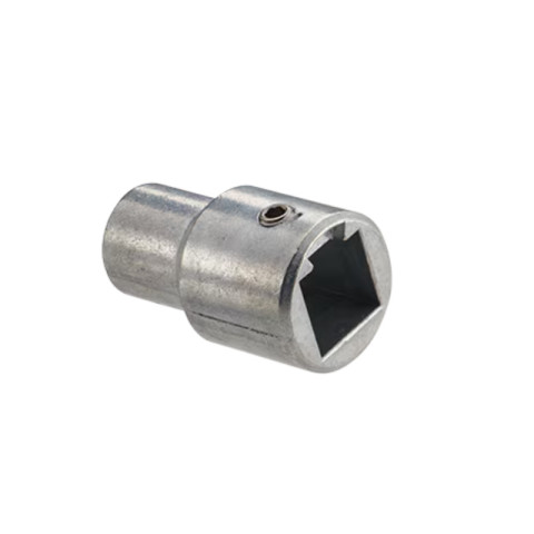 Somfy J4 Wellenadapter Vierkantwelle 12 mm + M5x5 Gewindestift eingedreht (9015452)