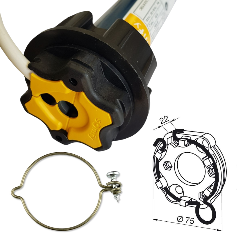 Somfy Sunea 60 io  85/17 Funk-Markisenmotor