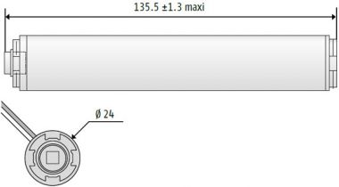 Somfy LV25-B44 Seitenantrieb