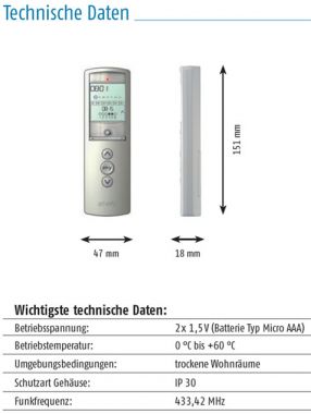 Somfy Telis 6 Chronis RTS Pure (1805222)