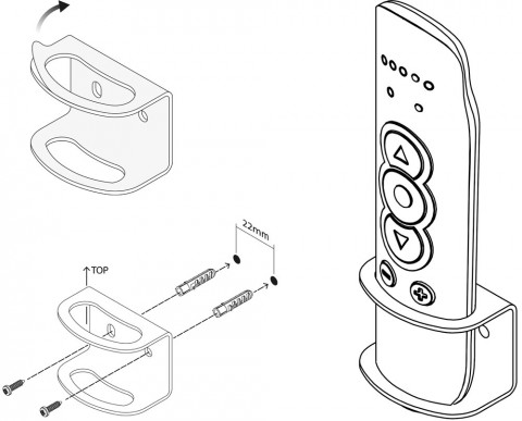 Vestamatic Wandhalterung f&uuml;r VRS Transmitter (01580140)