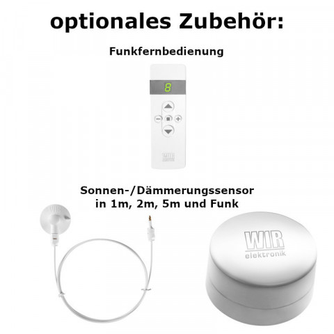 WIR eWickler eW940-F Aufputzgurtwickler Comfort Funk f&uuml;r 17-23mm Gurtband